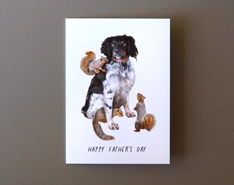 Squirrel Dog Father’s Day Card