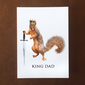 King Squirrel Father's Day Card image 1