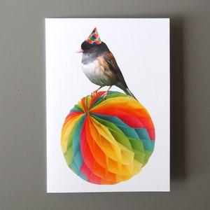 Carte d'anniversaire Party Bird