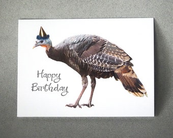 Turkey Birthday Card