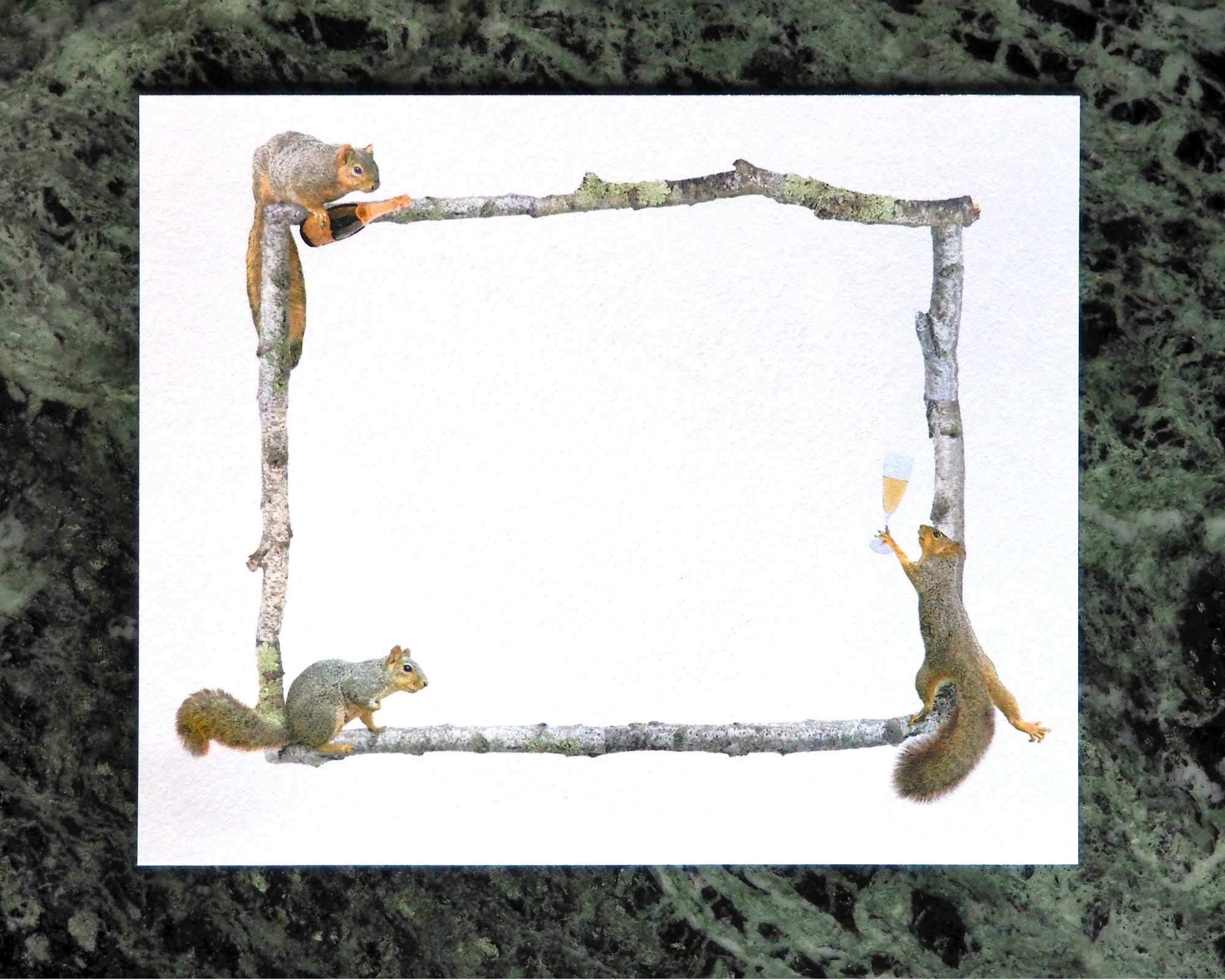 Party Squirrels Printable Border | Etsy