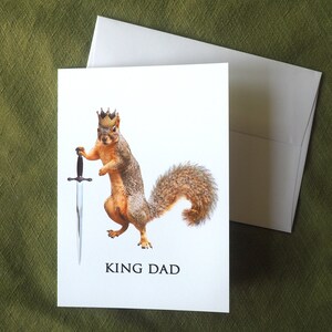 King Squirrel Father's Day Card image 2