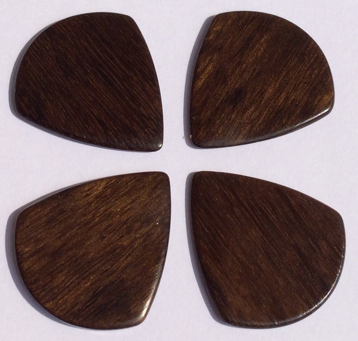 Exotic Wood Picks Set of 4 Etsy