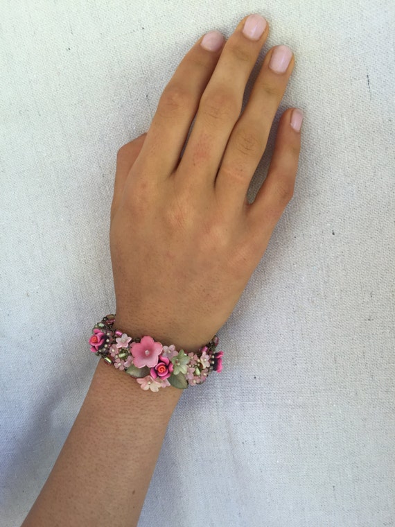 デザイナーColleen Tolandによる、SPRING BLOOMハンドビーズの