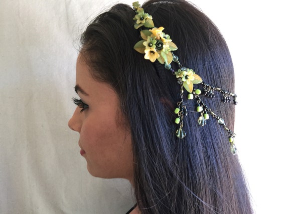 Colleen Toland Handbeaded Vintage Style Maiden Style Headband