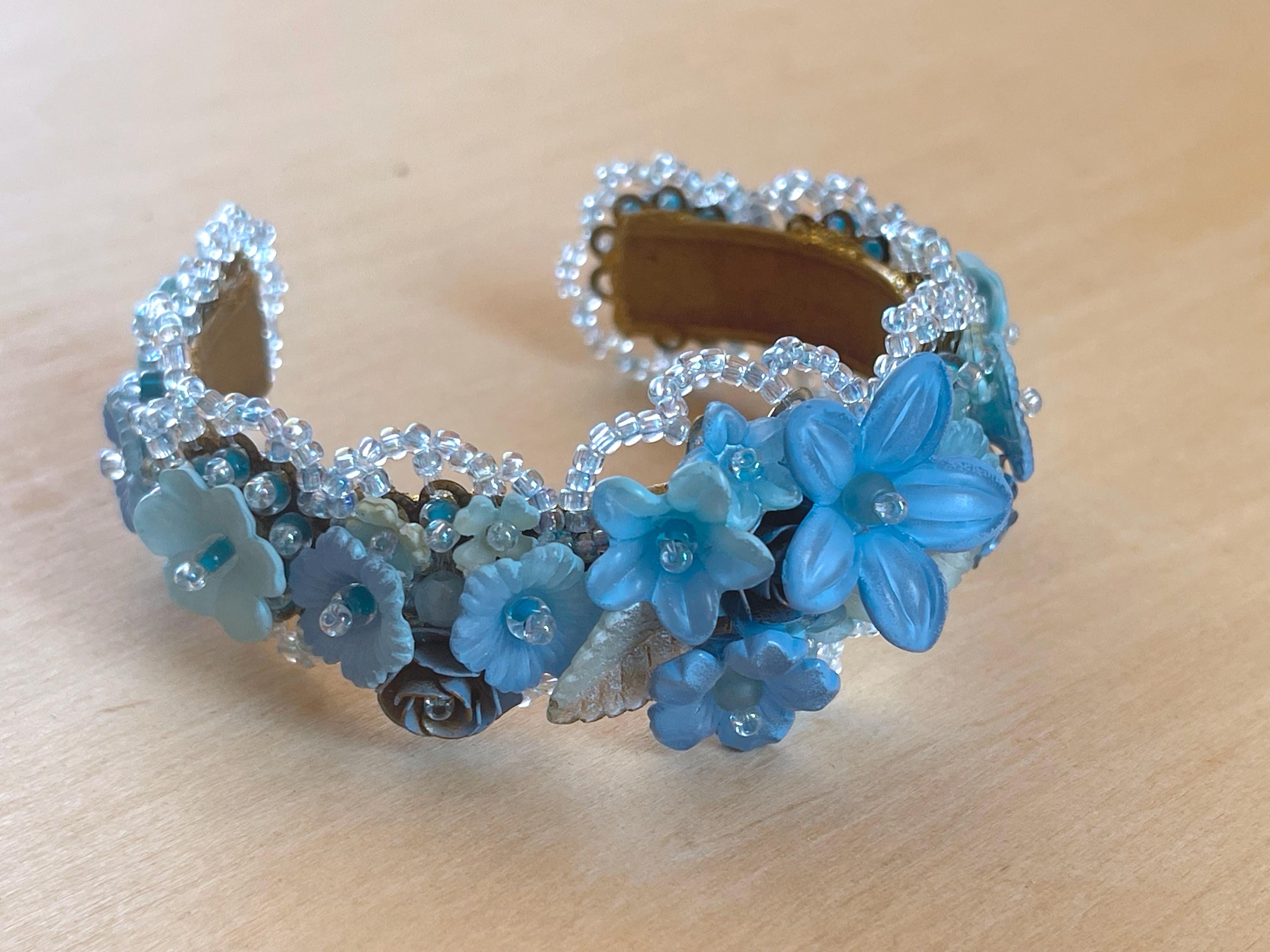 Colleen Toland コリントーランド 花モチーフ ブレスレット ColleenToland - Etsy