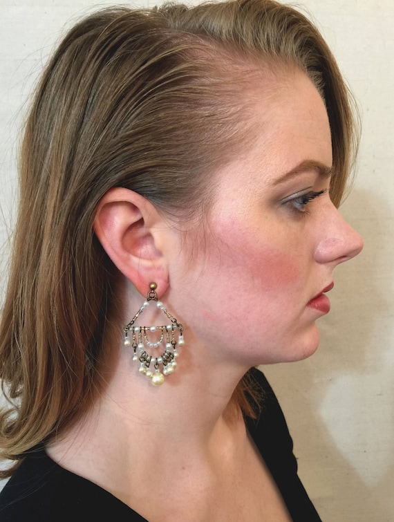 Designer chandelier earrings deals