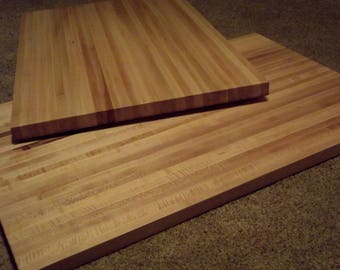 Cutting board special!  Not one but TWO extra large 2'x3' butcher block boards.  1  1/4" thick.  Shown in hard maple.  We make the best!