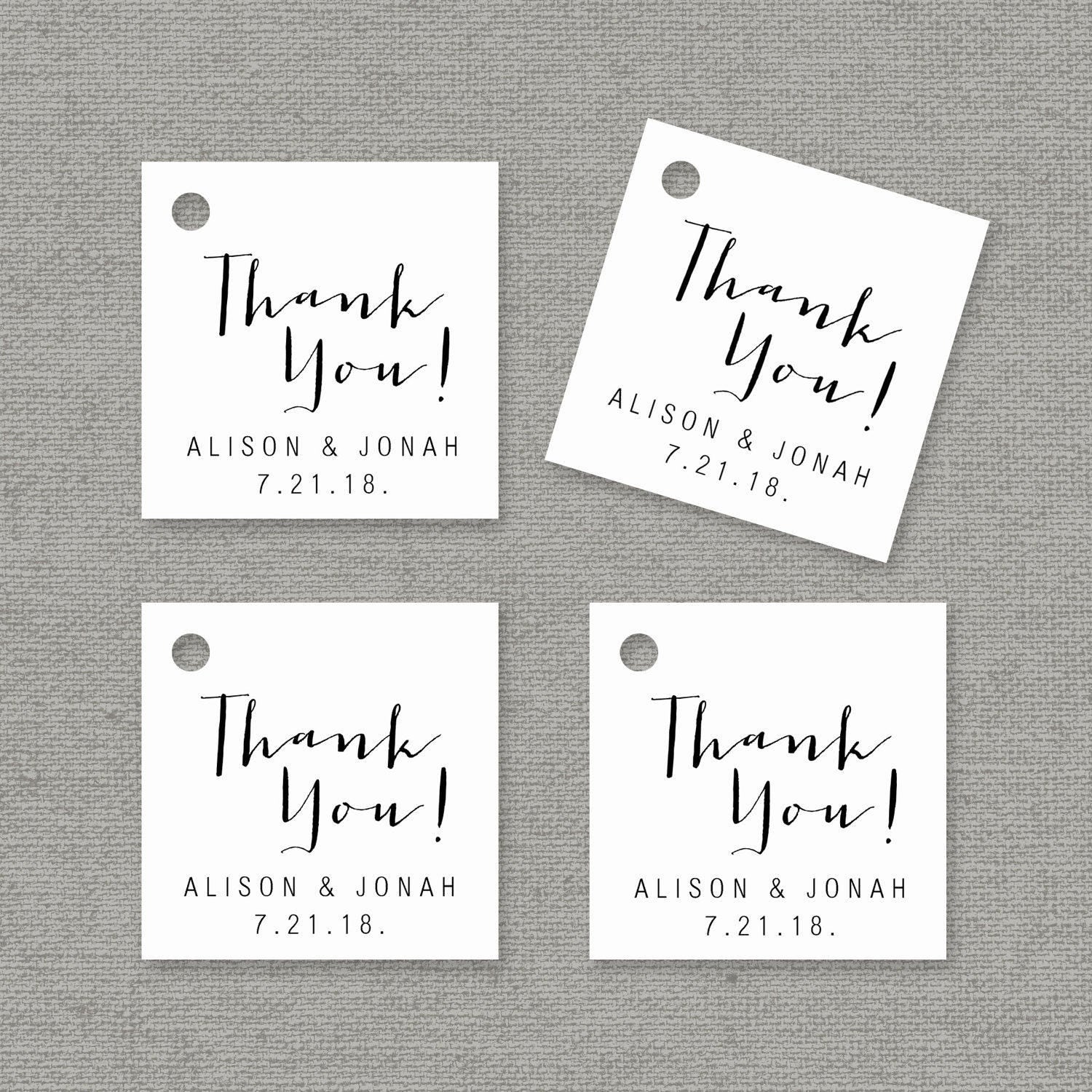 Thank You Tags Template Thank You Tags Template