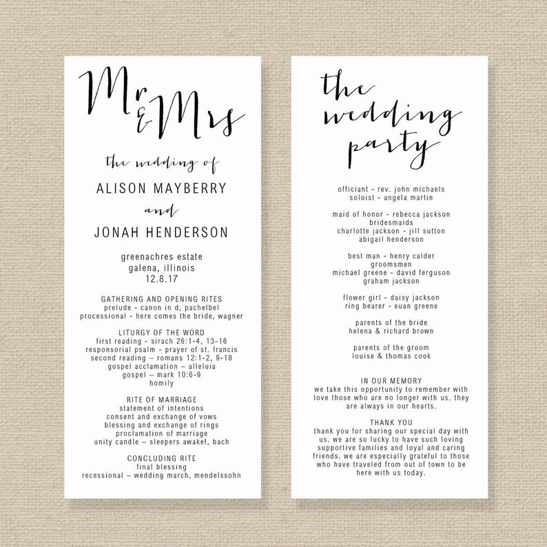 Beloved Blog Michaels Wedding Programs