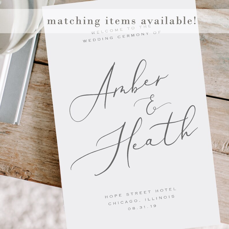 Wedding Fan Template Printable Wedding Program Fan Template - Etsy