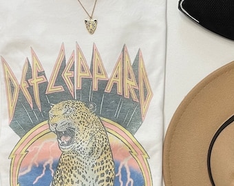 Def Leppard / print/unisex /vintage feel