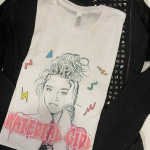 Material Girl/T-SHIRT/Vintage feel/