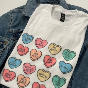 Rock hearts/unisex T-Shirts/vintage feel