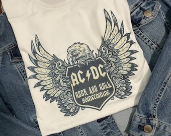 ACDC Blue/unisex /vintage feel/ T-Shirt