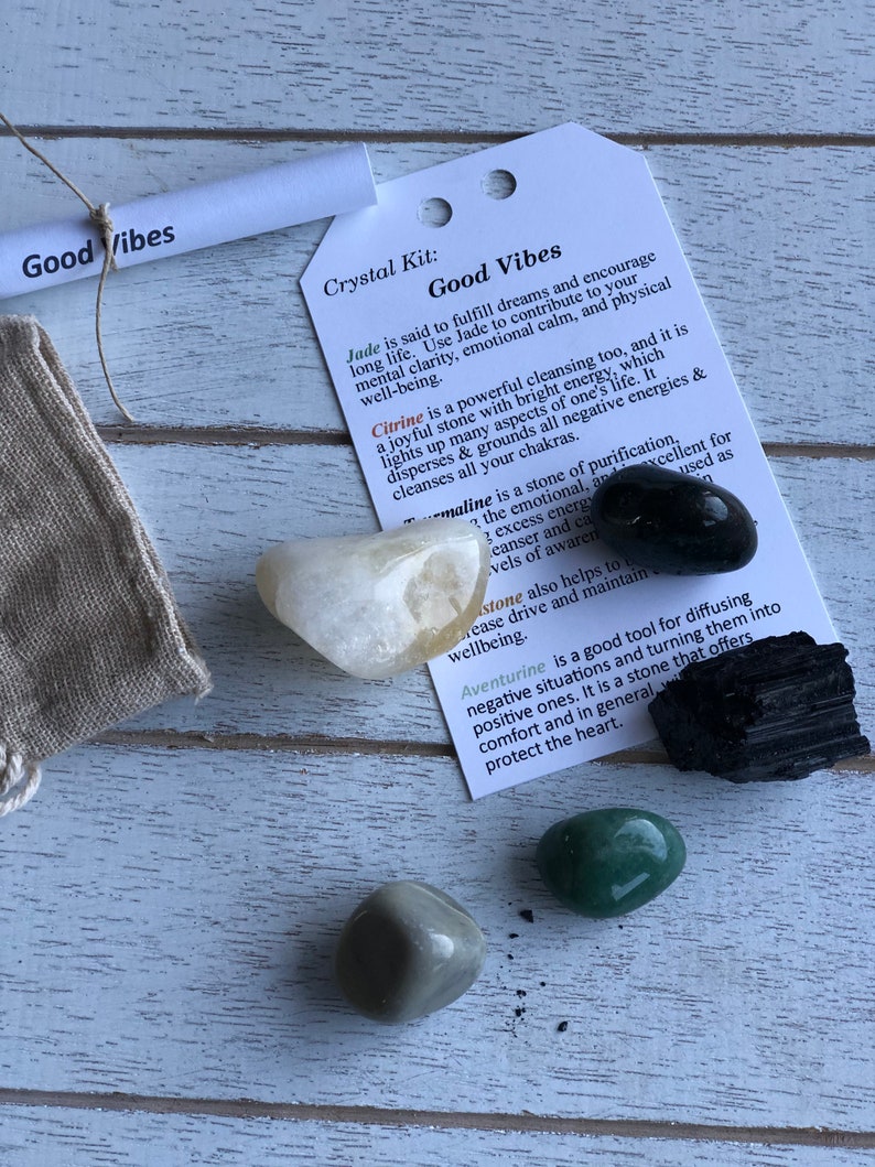Good Vibes Crystal Kit Etsy