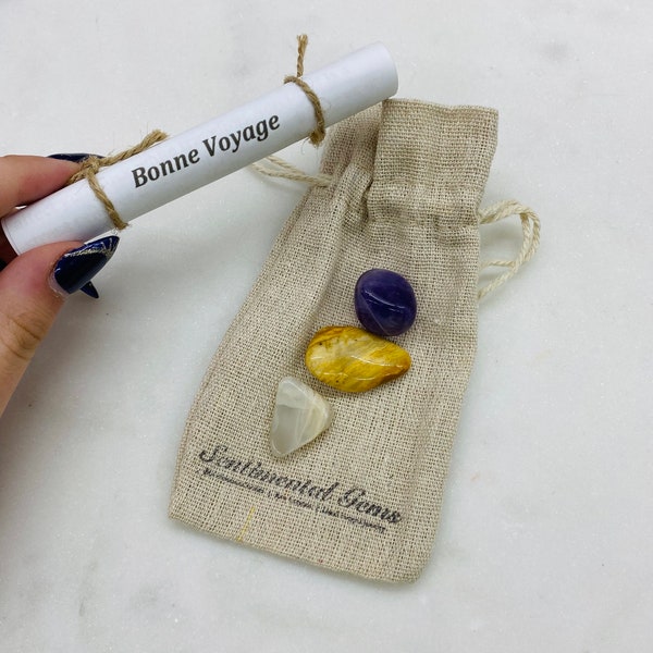 Bonne Voyage Crystal Kit - Intentional Travel Affirmation