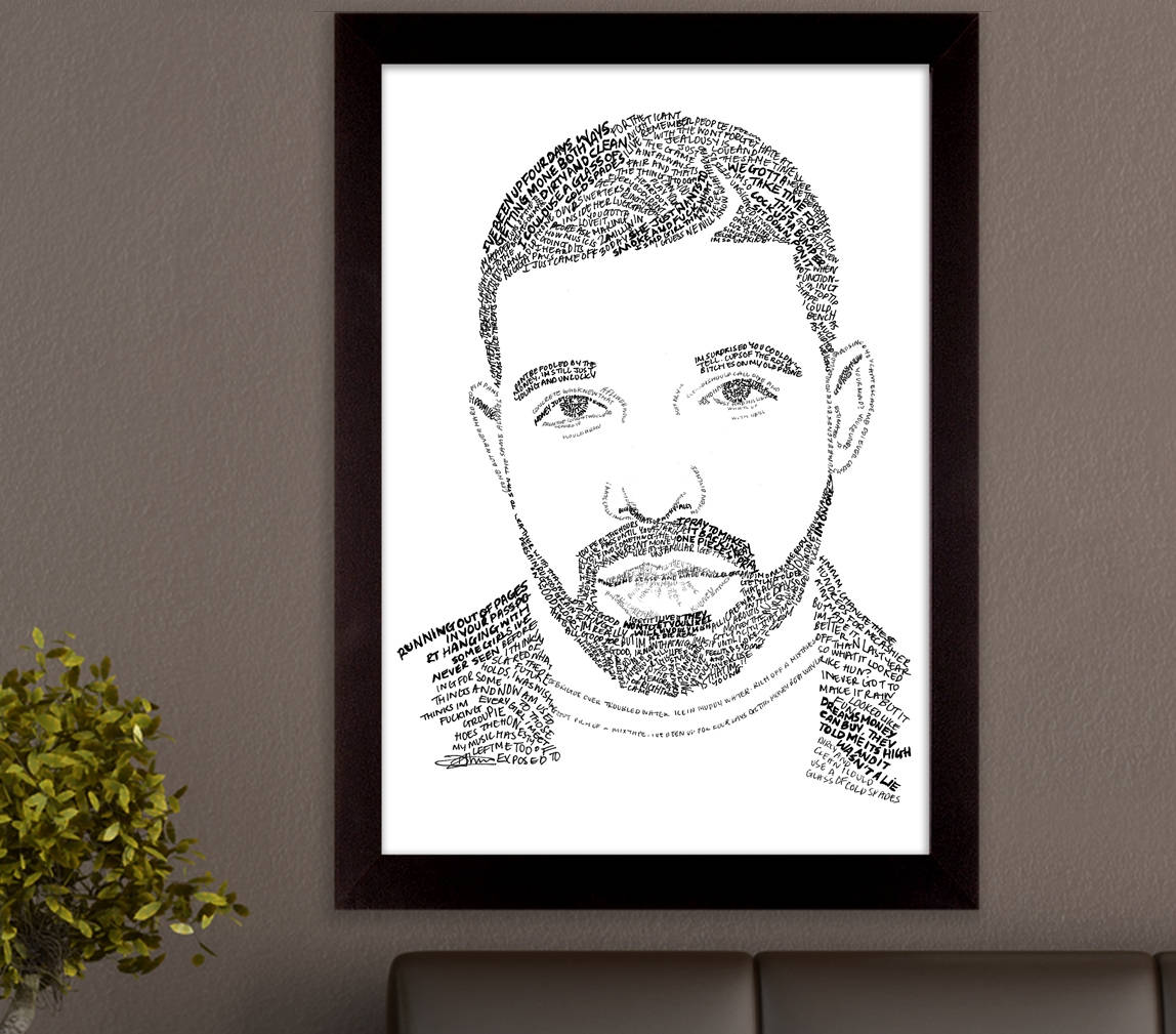 Drake Lyric Poster | Etsy