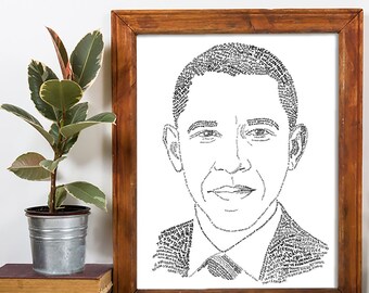 Barack Obama Commemorative Poster