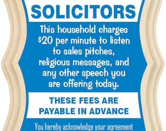 Cartello di benvenuto per avvocati - Cartello divertente per porta - Cartello per venditori