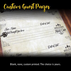 ADD-ON pages for Wedding Book or Our Best Guest Book