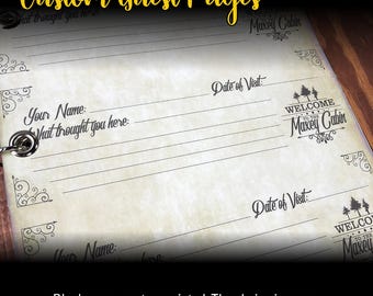 ADD-ON pages for Wedding Book or Our Best Guest Book