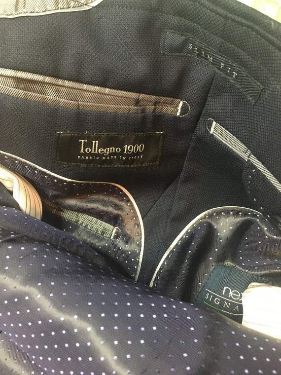 Super Recycled Messenger Bag Made From a Funky Next Suit Jacket Love the Lining on This One. Etsy