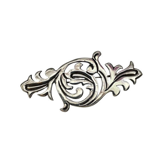 Rafael Melendez Brooch Pin 980 Fine Silver Taxco Mexico