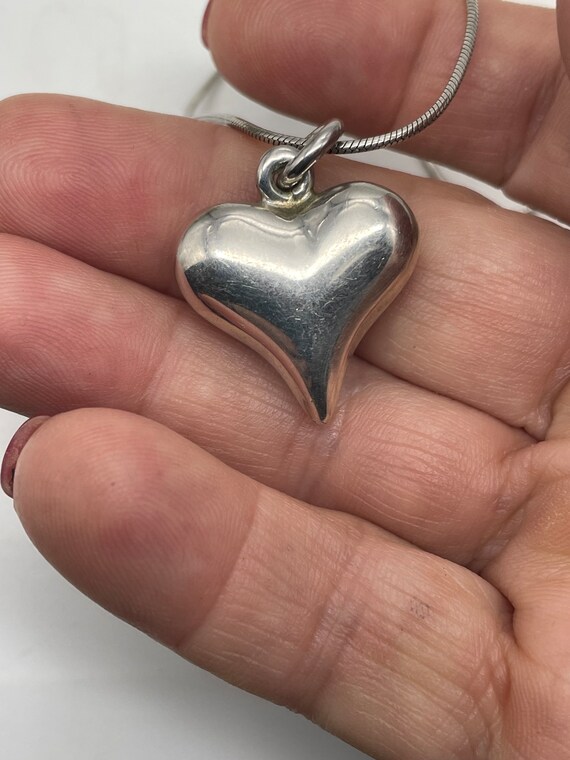 韓国発【TATIANA】(Silver925) Plump Heart Silver Necklace 韓国発【TATIANA】(Silver925) Plump Heart Silver Necklace