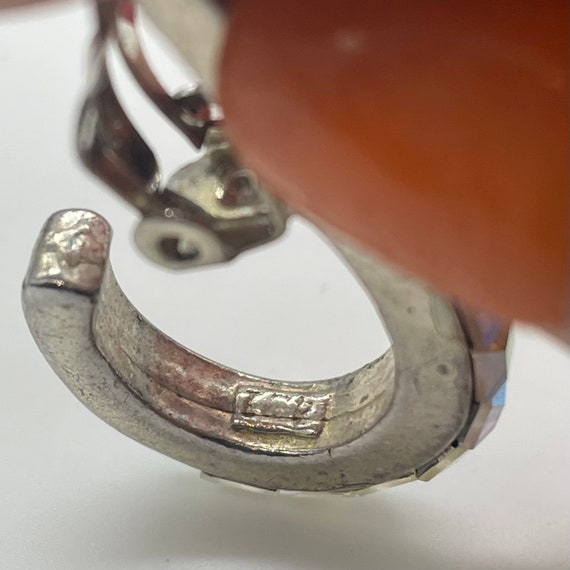 Rhinestone Hoop Earrings & Long Dangle Earrings M… - image 9