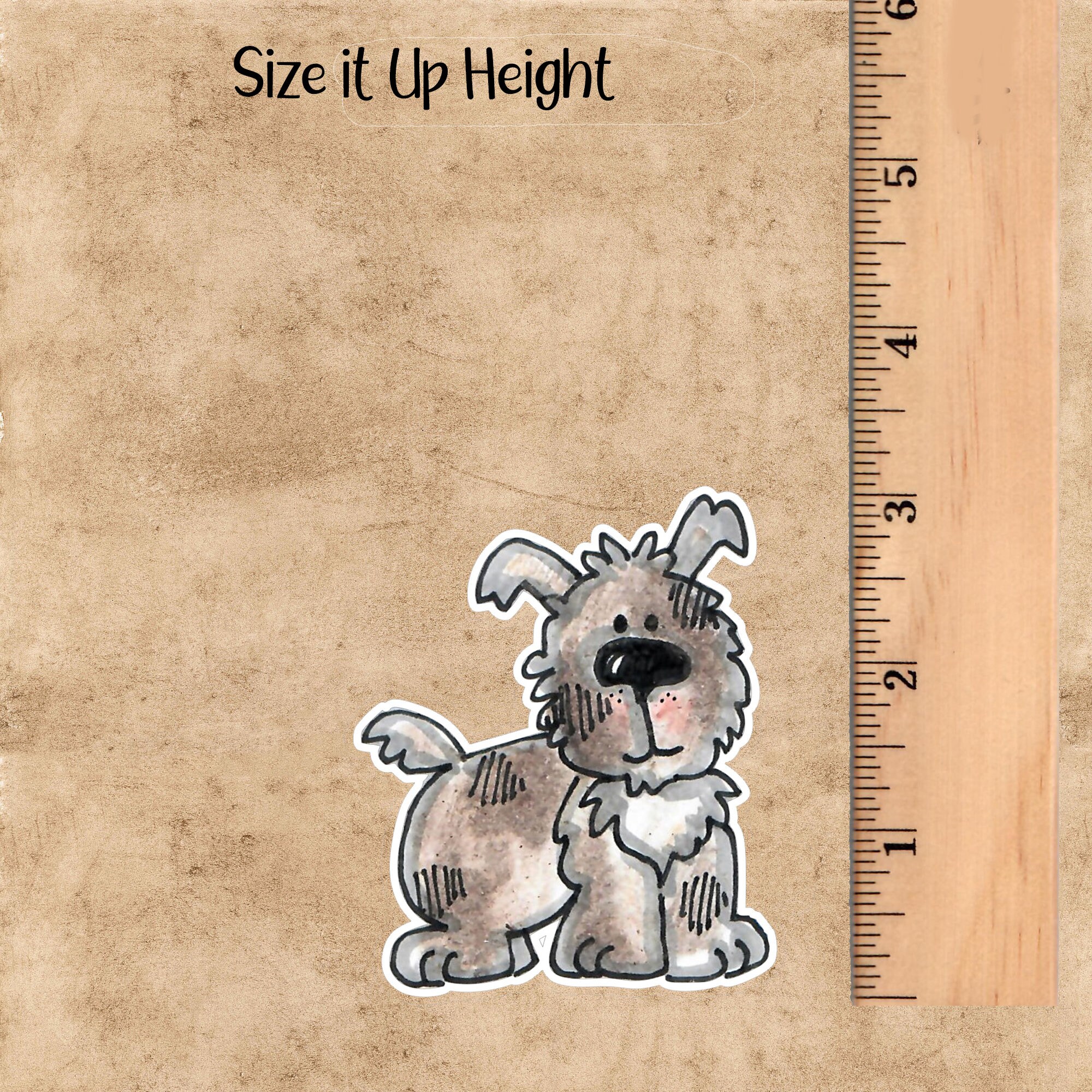 Dog Vinyl Sticker, Weatherproof Laptop Decal - Etsy