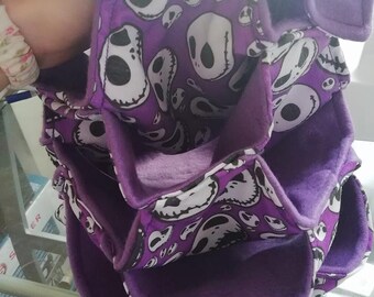Jack skellington 5 level honeycomb, 5 level honeycomb hammock, premade rat hammock, rat hammock, rat hammocks, ferret hammock, hamster bed
