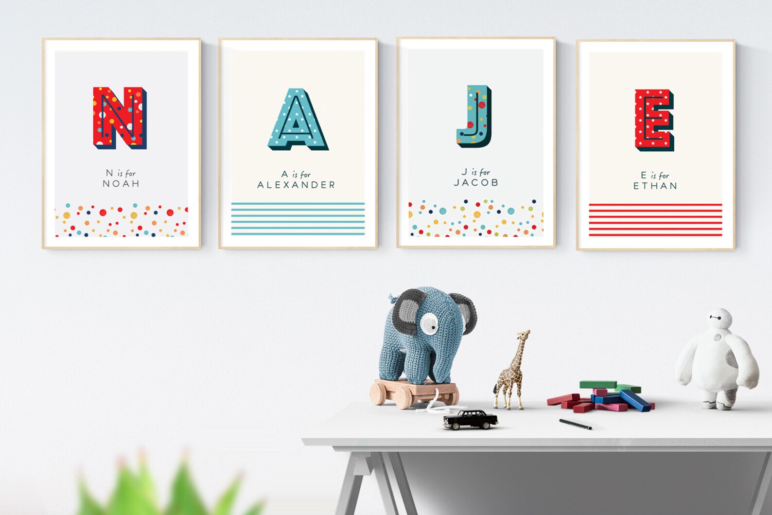 Signe de nom de crèche pour garçons imprimé bébé garçon Etsy France