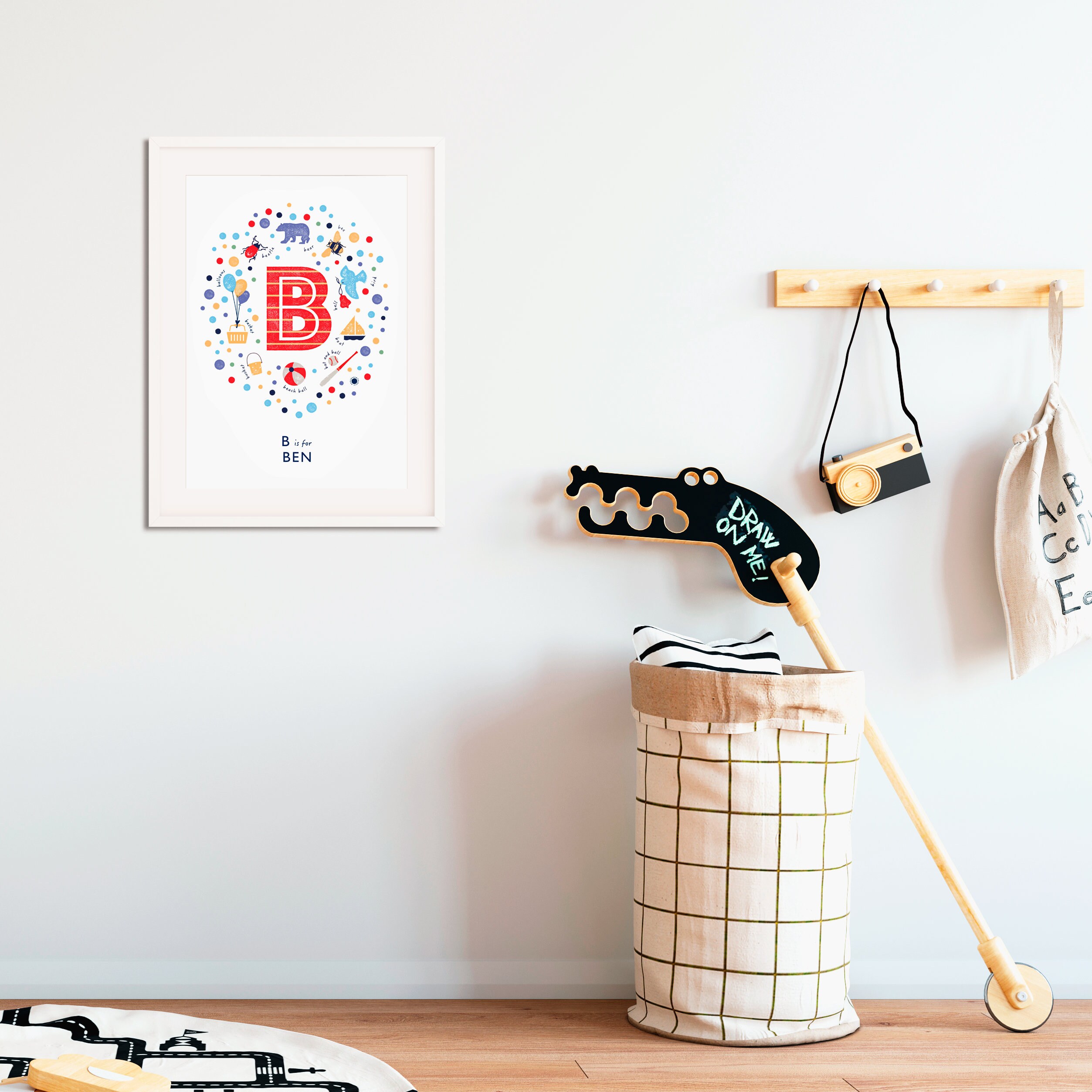 Baby Boy Wall Art Personalised Nursery Art Custom Boys Name Etsy UK