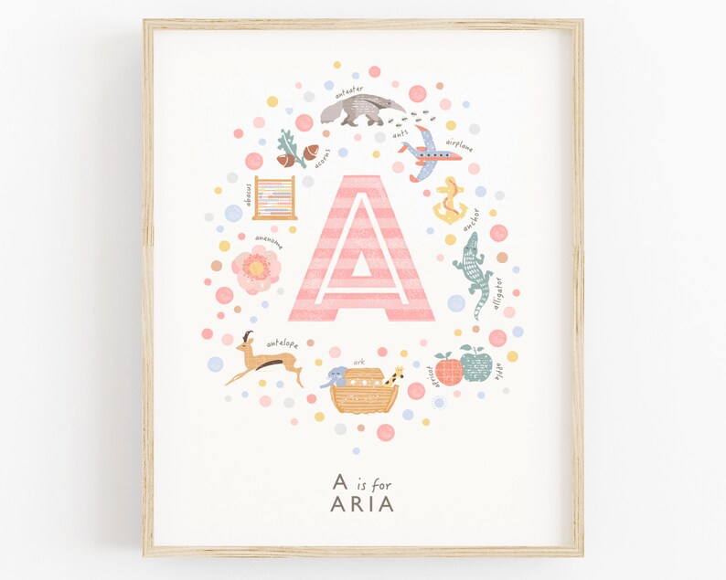 personalised nursery art