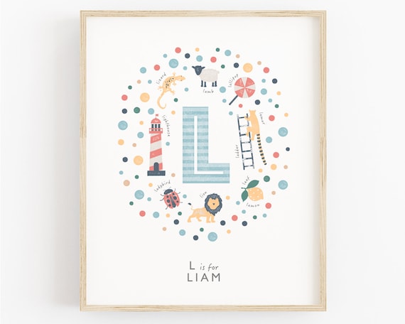 personalised nursery wall art