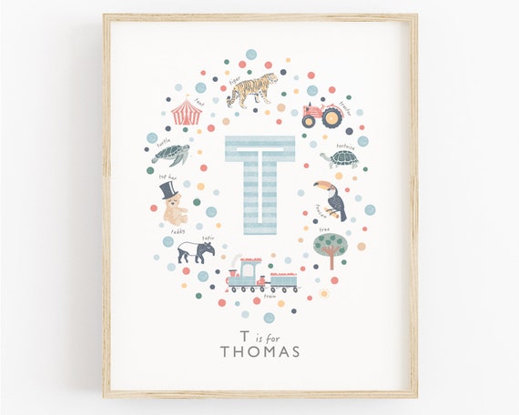 personalised nursery wall art