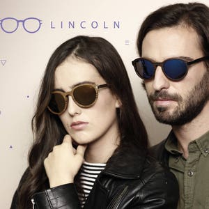 Wooden sunglasses, Valentines Gift, handmade eyewear, polarized sunglasses, Fathers Day, Unique sunglasses, Eco friendly sunglasses, LINCOLN