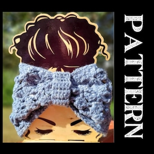 PDF Crochet Pattern: A Shell Ear Warmer