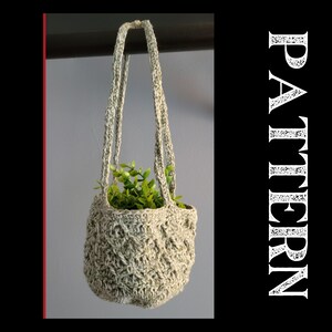 Hanging Planter Crochet Pattern PDF Digital Download