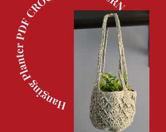 Hanging Planter Crochet Pattern PDF Digital Download