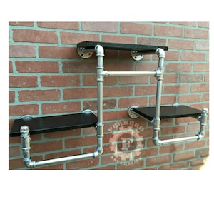 Industrial Shelf, Steampunk Shelf, Wall Shelf, Industrial Rack, Pipe Shelf, Pipe Rack, Clothes Rack, Industrial Decor, ,