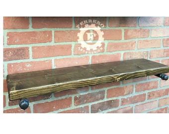 Steampunk Shelf, Industrial shelves, Wall Shelves, pipe shelf,steampunk furniture, pipe shelving, rustic shelf, shelving, ,