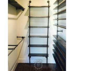 industrial shelf, pipe shelf, shelves, rustic kitchen bathroom closet open floating  shelving unit   #1966#, Ferrero Art