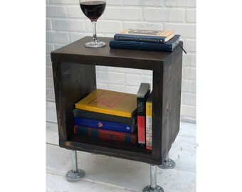 Cube Nightstand Etsy