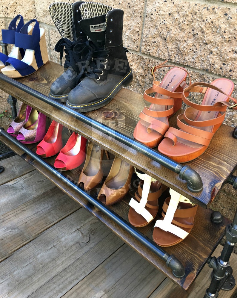 Shoe Rack Store Decor Boutique Decor Closet Organizer Etsy