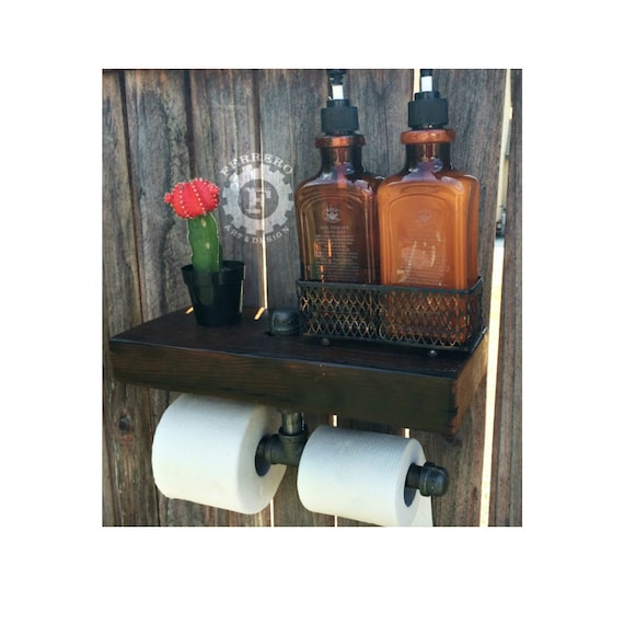 Rustic Paper Dispenser Toilet Paper Dispenser Reclaimed Etsy