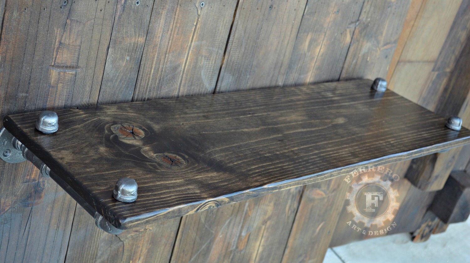 Steampunk Shelf Pipe Shelf Book Shelf Industrial Shelf Etsy