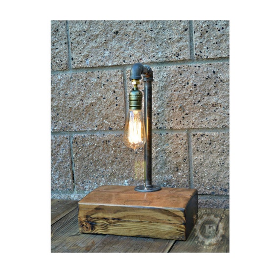 Edison Lamp Steampunk Lamp Upcycle Decor Desk Lamp Etsy