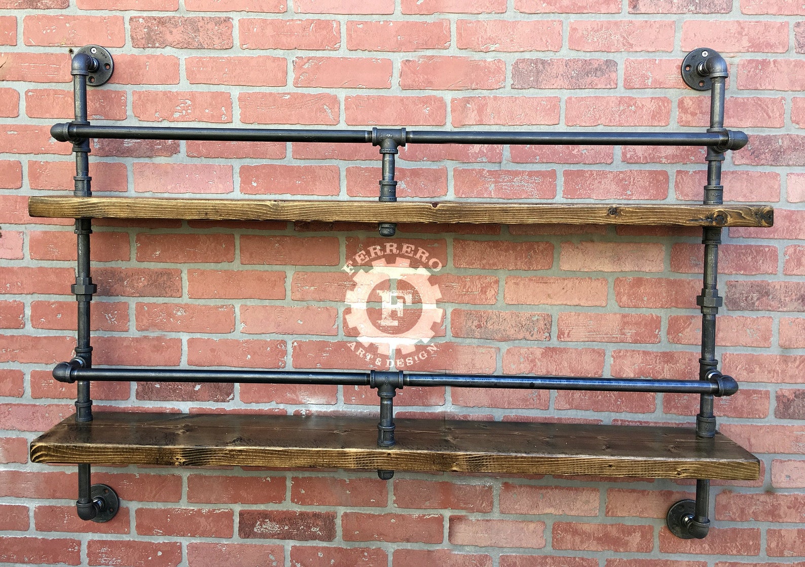 Industrial Shelf Pipe Shelving Shelves Etsy UK